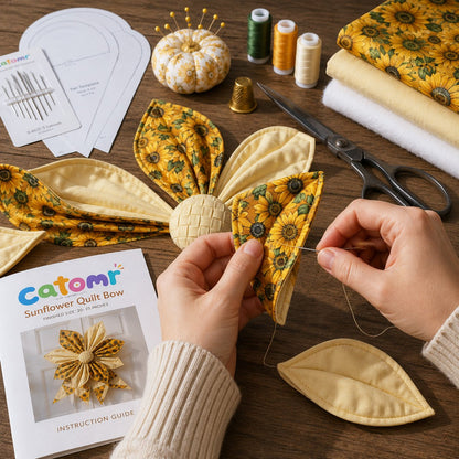 🔥Last Day 50% OFF- Large Patchwork Bow Sewing Kit 💕