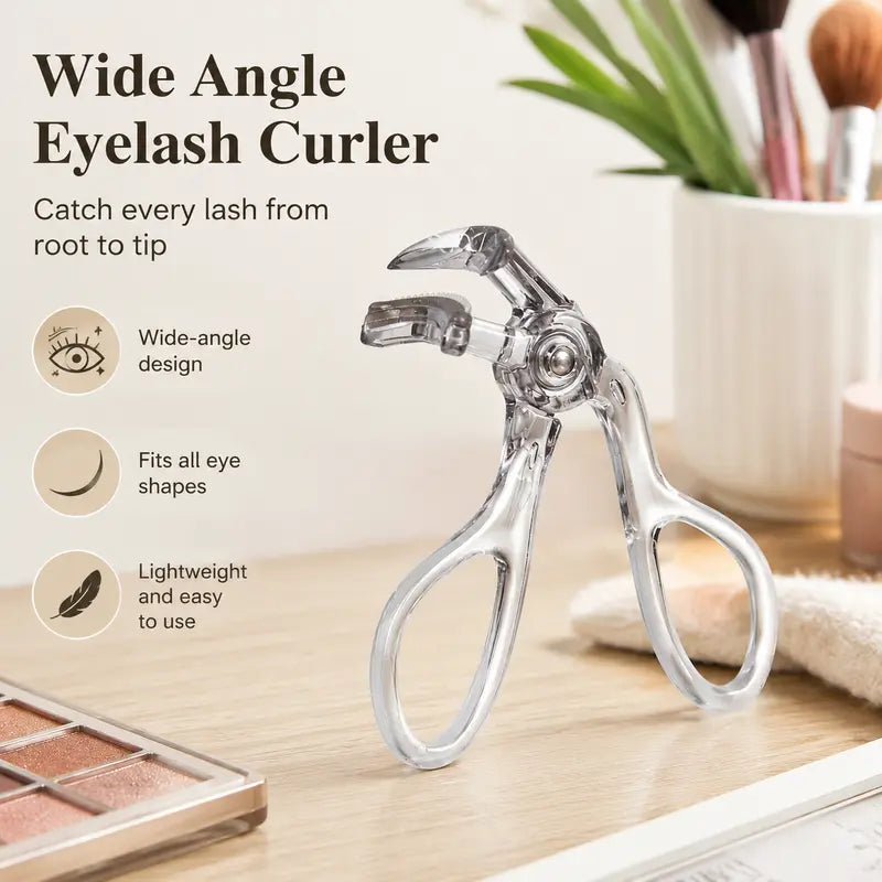 LELUMP Wide-Angle Curler with Comb, Replaceable Silicone Pad✨