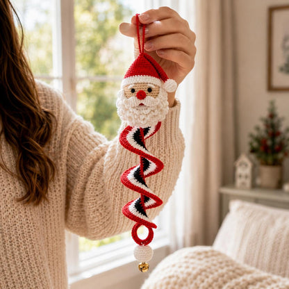 🔥Last Day 49% OFF ✨Crochet Snowman Spiral Ornament DIY Kit