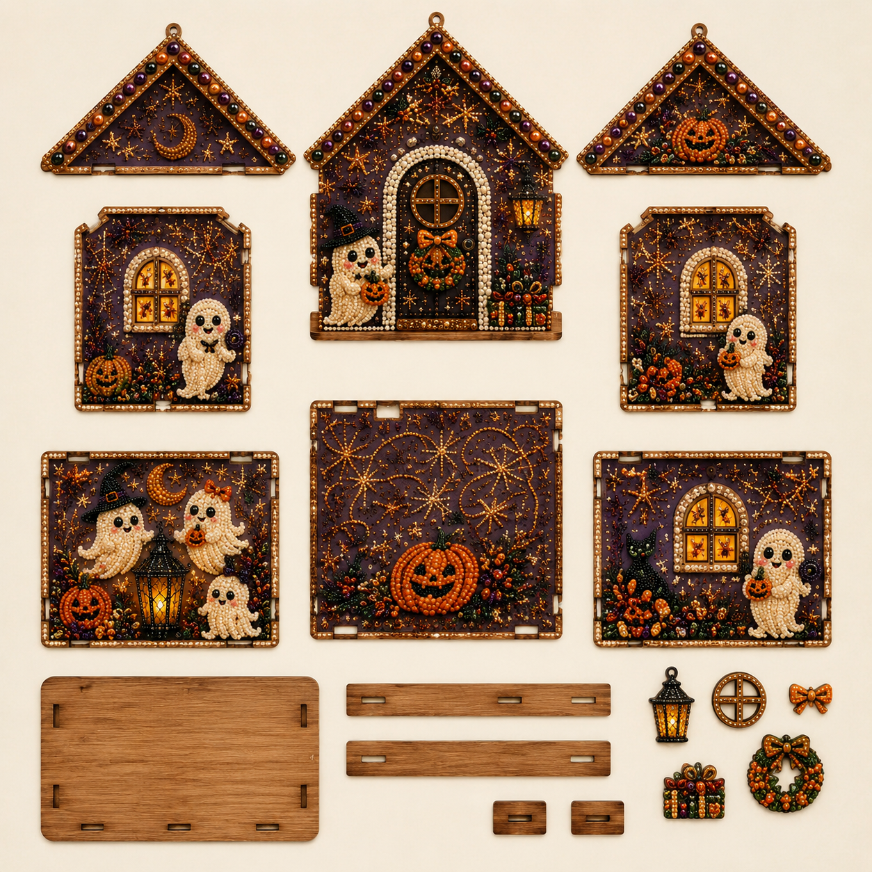 DIY Pearl Art - Moonlight Enchanted Cottage Collection