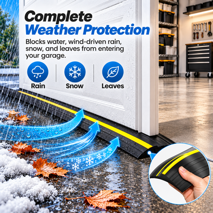 Garage Door Bottom Seal Strip,Fits All Standard Doors, Easy for DIY Homeowners