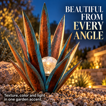 🔥LAST DAY 50% OFF✨Glowing Solar Agave Garden Light🌿