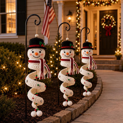 🔥Last Day 49% OFF ✨Crochet Snowman Spiral Ornament DIY Kit