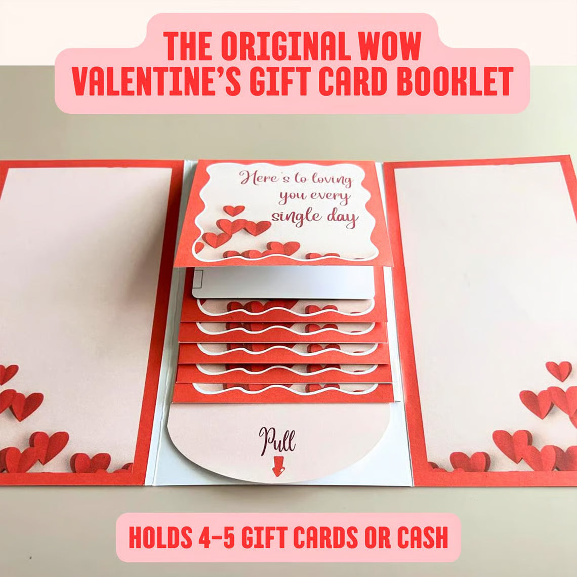 ⏰LAST DAY 50% OFF - 2026 New 🎅💳 (4PCS）Waterfall Christmas Gift Card Booklet ✨