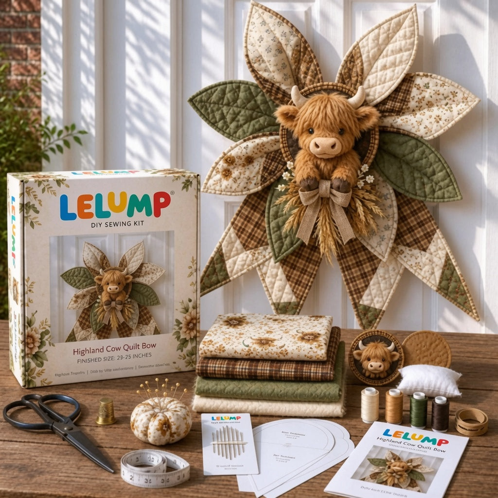 🔥Last Day 50% OFF- Large Patchwork Bow Sewing Kit 💕