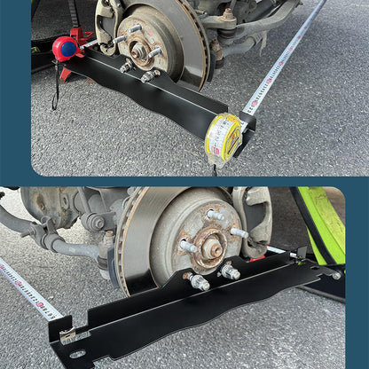 🚗 50% OFF NOW! 📏 Wheel Alignment Tool Plate – Stainless Steel, Anti-Fall Slots & Universal Fit – For Precise Toe Measurements ⚙️