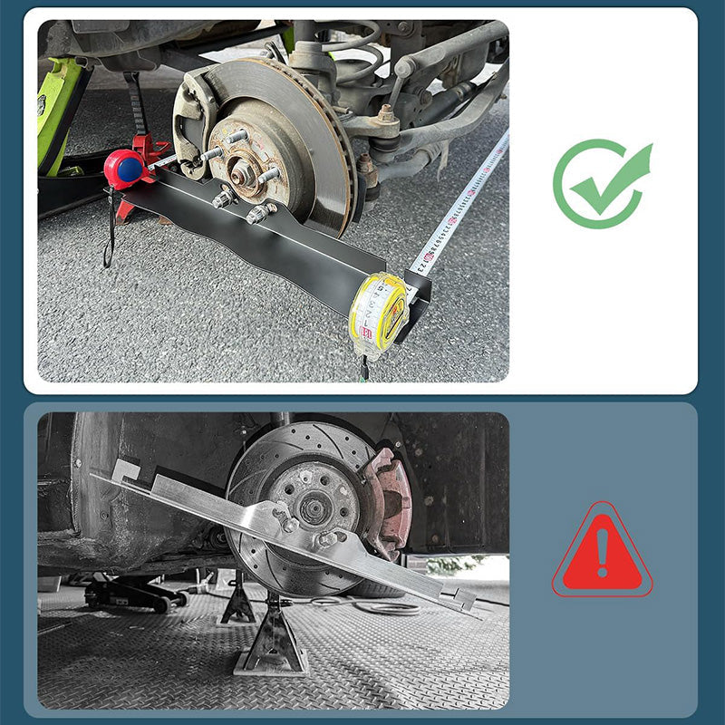 🚗 50% OFF NOW! 📏 Wheel Alignment Tool Plate – Stainless Steel, Anti-Fall Slots & Universal Fit – For Precise Toe Measurements ⚙️