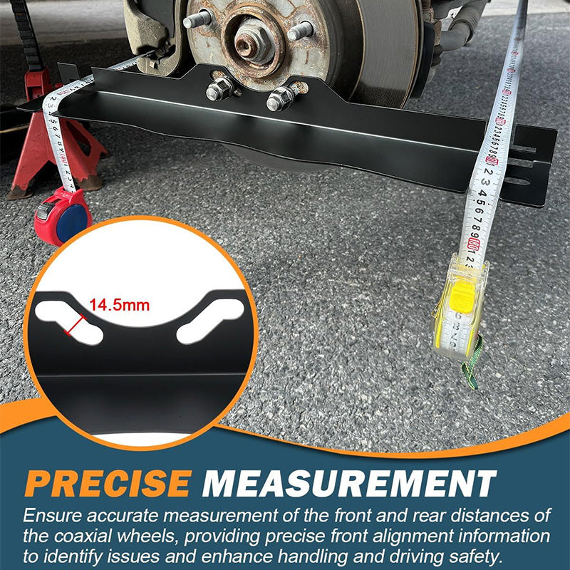 🚗 50% OFF NOW! 📏 Wheel Alignment Tool Plate – Stainless Steel, Anti-Fall Slots & Universal Fit – For Precise Toe Measurements ⚙️