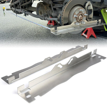 🚗 50% OFF NOW! 📏 Wheel Alignment Tool Plate – Stainless Steel, Anti-Fall Slots & Universal Fit – For Precise Toe Measurements ⚙️