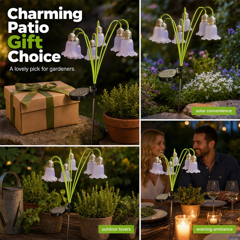 ✨ Limited-Time 50% OFF! Solar Flower Garden Lights – Auto-On Waterproof Outdoor Décor for Patios, Paths & Flower Beds