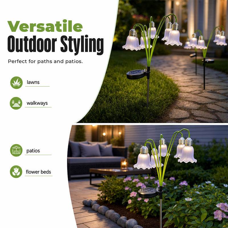 ✨ Limited-Time 50% OFF! Solar Flower Garden Lights – Auto-On Waterproof Outdoor Décor for Patios, Paths & Flower Beds