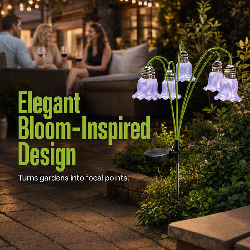 ✨ Limited-Time 50% OFF! Solar Flower Garden Lights – Auto-On Waterproof Outdoor Décor for Patios, Paths & Flower Beds
