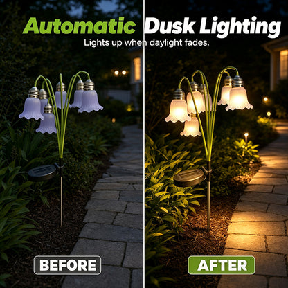 ✨ Limited-Time 50% OFF! Solar Flower Garden Lights – Auto-On Waterproof Outdoor Décor for Patios, Paths & Flower Beds