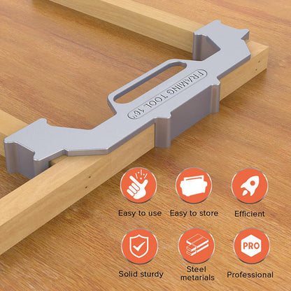 📐 Framing stud layout? Nail it every time — no more measuring twice and still getting it wrong. This aluminum alloy tool locks in 16-inch centers, keeps everything square, and speeds up the whole job. 🔧