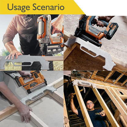 📐 Framing stud layout? Nail it every time — no more measuring twice and still getting it wrong. This aluminum alloy tool locks in 16-inch centers, keeps everything square, and speeds up the whole job. 🔧