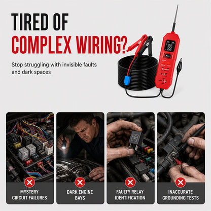 🔍 2026 Sale — Over 38,700 Sold! 🔧 Automotive Circuit Tester with Digital Display