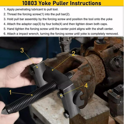 🚛 Heavy Duty Yoke Puller – Easily Remove Stubborn Yokes Without Damage