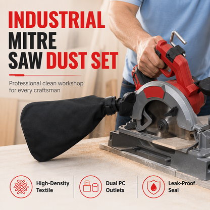 🎃Halloween Deal 50% OFF! Dust Collection Bag with Steel Wire Clamp for 10 Inch 255 Aluminum and Miter Saw