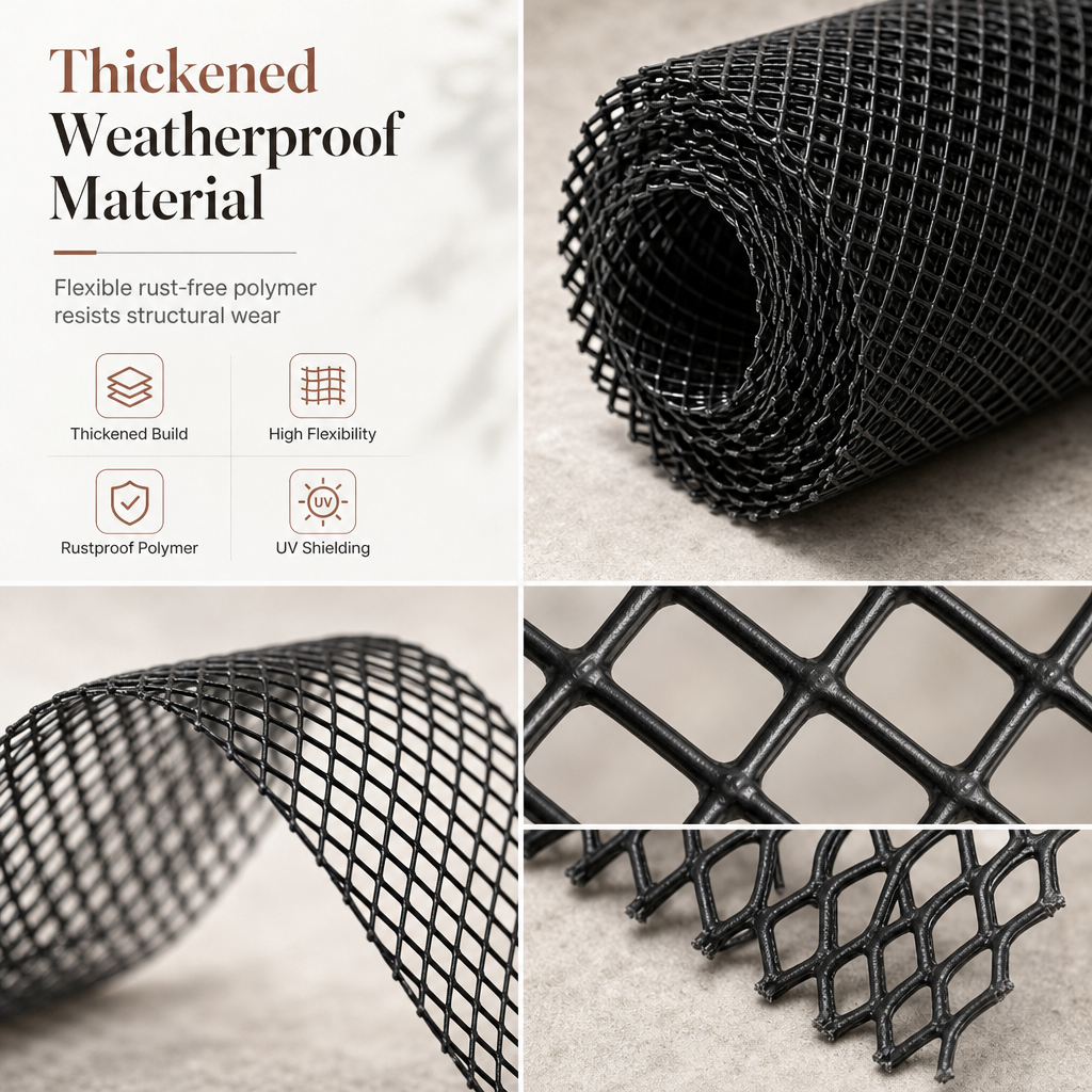 🎃Halloween Deal 50% OFF! Gutter Guard Mesh Roll – Leaf Filter Net with Fixing Pegs