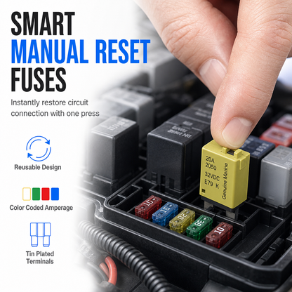 Universal 32VDC Resettable ATM Mini Blade Fuses