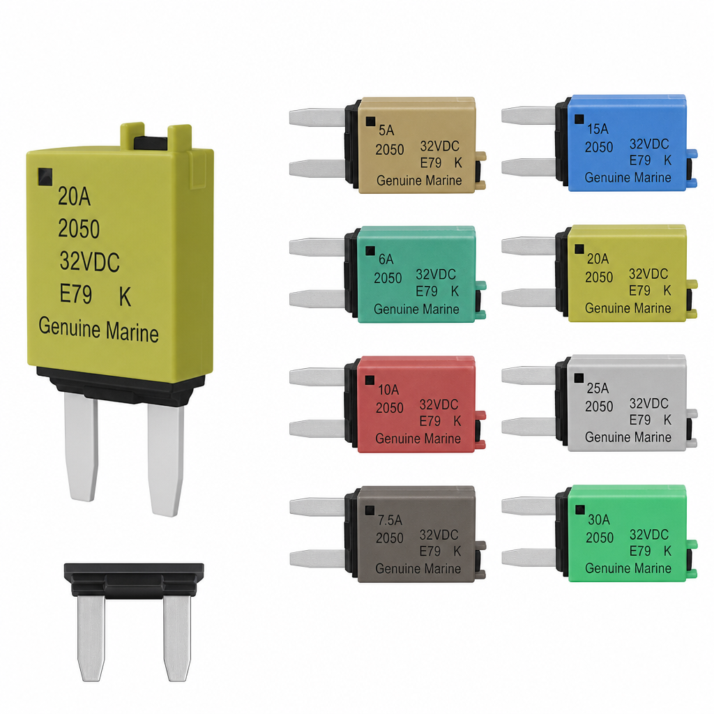 Universal 32VDC Resettable ATM Mini Blade Fuses