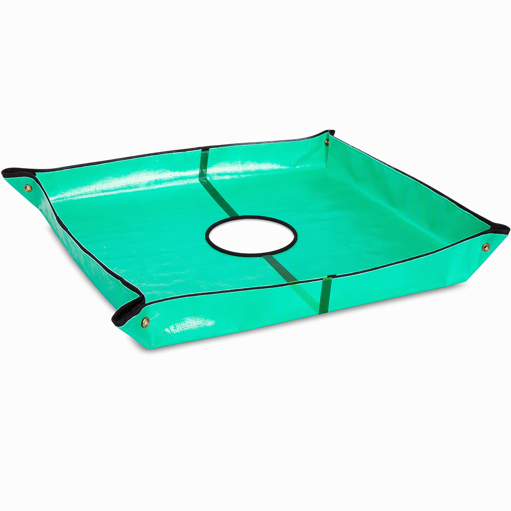 🎃Halloween Deal 50% OFF! Tree Leaf Catcher Mat with Center Hole – Easy Yard Cleanup