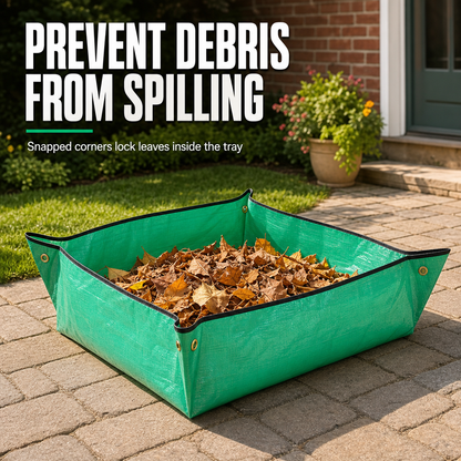 🎃Halloween Deal 50% OFF! Tree Leaf Catcher Mat with Center Hole – Easy Yard Cleanup