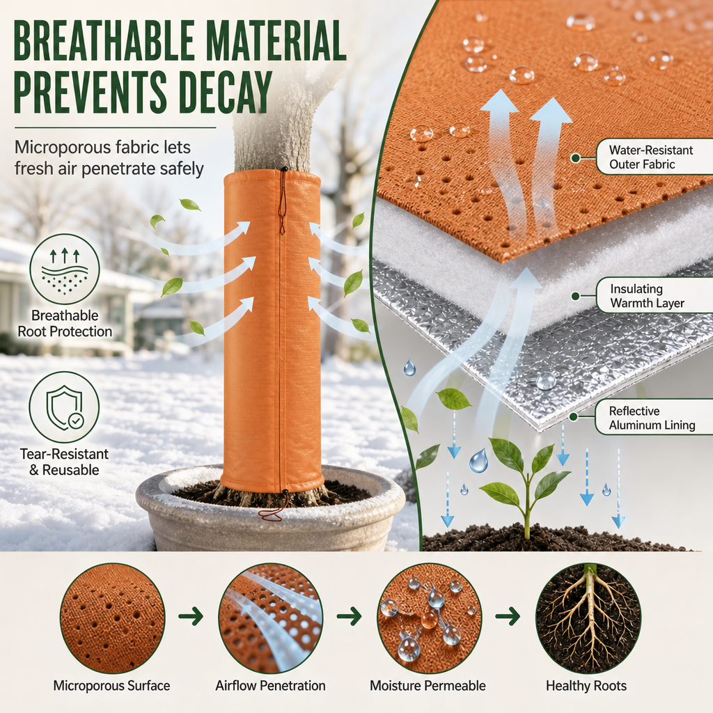 🎃Halloween Deal 50% OFF! Winter Tree Trunk Protector Wrap for Freeze Protection