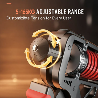 💪Ergonomic Adjustable H-Grip Hand Trainer – Forearm Strengthener with Counter for Therapy & Stress Relief